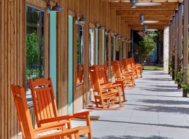 Rocking Chairs at Lone Star Court